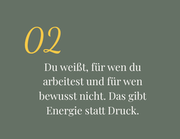 Du weißt für wen du arbeitetest und für wen bewusst nicht