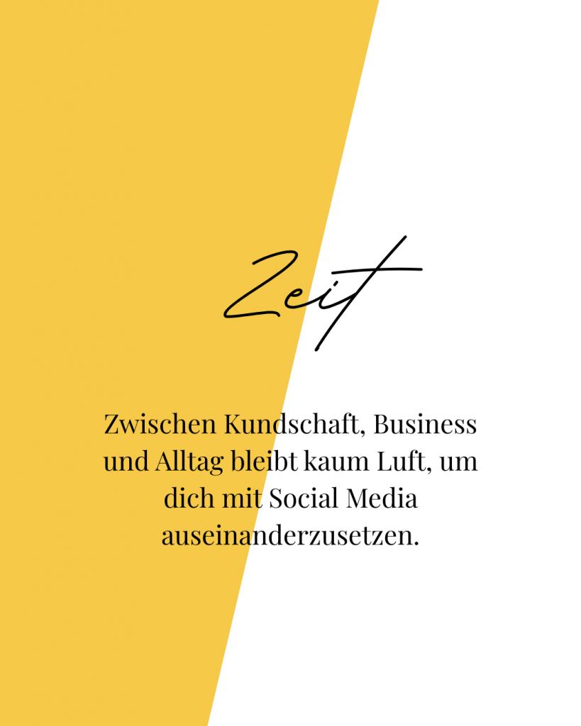 Dir fehlt die Zeit